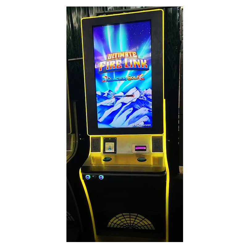 La machine multifonctionnelle de jeu de pêche de fente a tout droit épaissi la couleur noire