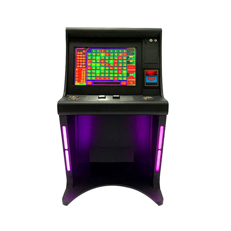 Pot en bois Pog 510 d'armoires de machine de jeu d'or avec l'écran tactile d'affichage à cristaux liquides de 22 pouces
