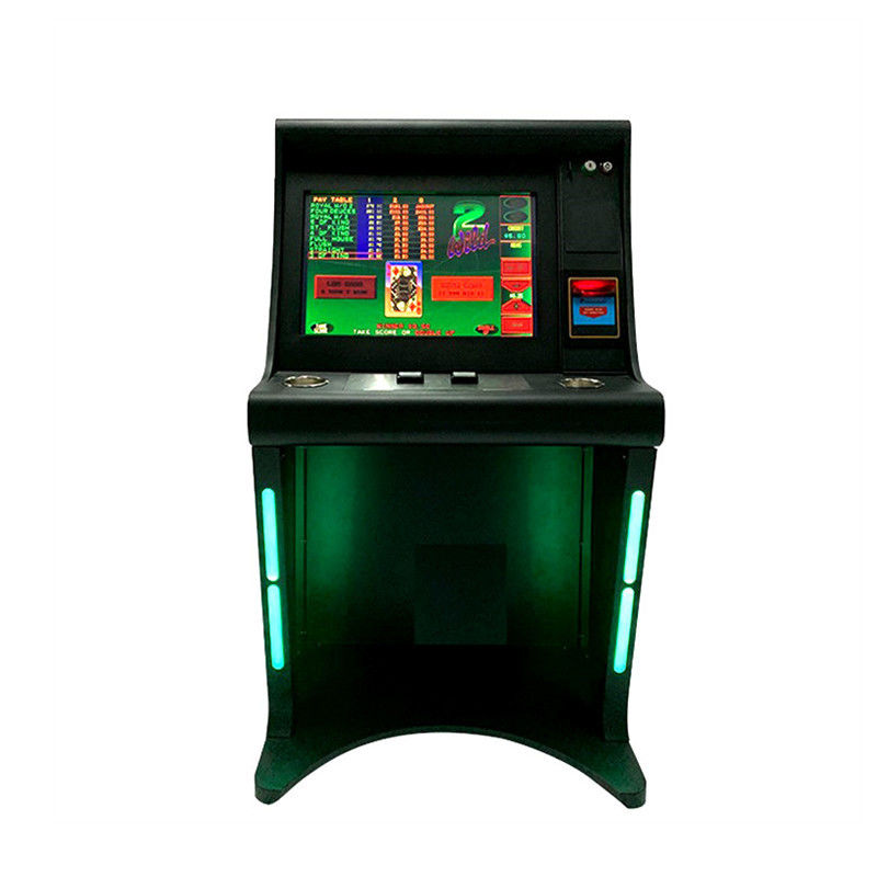 Pot en bois Pog 510 d'armoires de machine de jeu d'or avec l'écran tactile d'affichage à cristaux liquides de 22 pouces