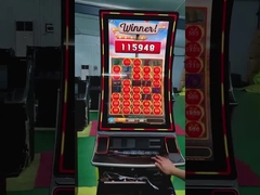 32/43 pouce raine la machine de jeu, poussoir incurvé de pièce de monnaie d'arrêt de compétence d'écran